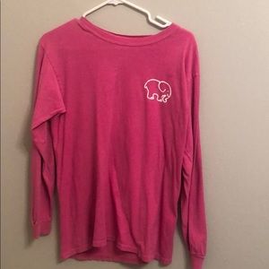 Pink ivory ella long sleeve tee
